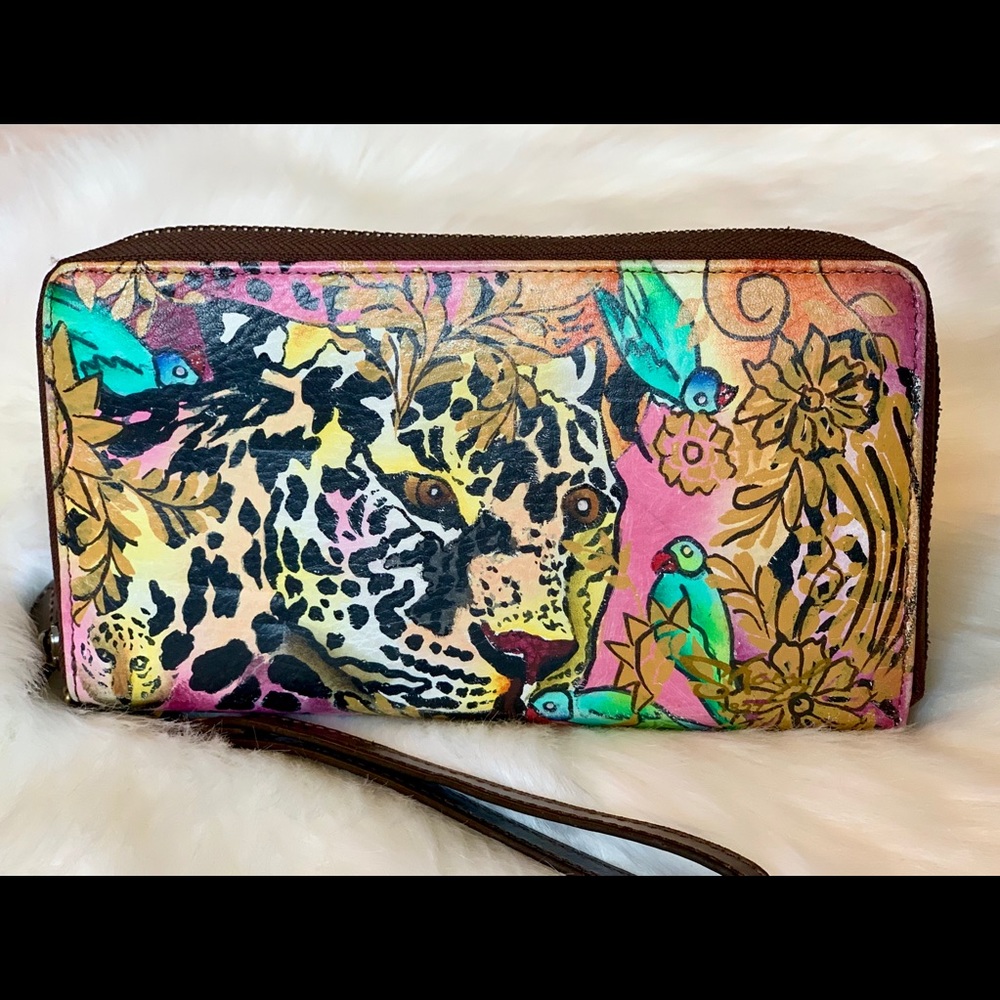 Wristlet Wallet Artistic Expressions By Sharif.